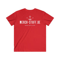 Men's Fitted V-Neck T-Shirt - "Merch-Stuff"