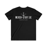 Men's Fitted V-Neck T-Shirt - "Merch-Stuff"